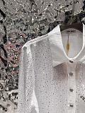 Beaded See-through Shirt