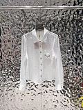 Beaded See-through Shirt