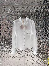 Beaded See-through Shirt