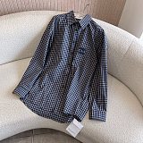 Plaid Shirt Top