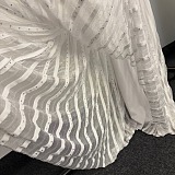 Beaded knit maxi dress