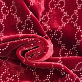 Embroidered Cotton Velvet Trousers