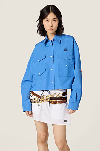 Blue Poplin Shirt