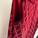 Embroidered Cotton Velvet Trousers