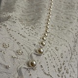 Beaded knit maxi dress