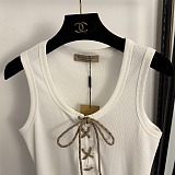 Adjustable-drawcord Tank Top