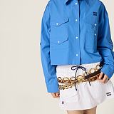 Blue Poplin Shirt