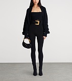 Stretch Belted Slim Trousers