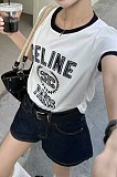 Printed T-shirt in Black & White