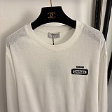 Long Sleeve Logo Embroidered Tee