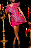 Luxury Hand-Beaded Evening Dress