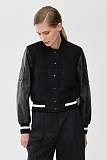 Logo Cropped Varsity Jacket