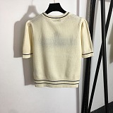 Jacquard Tee Top