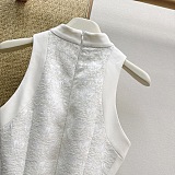 Off-shoulder Jacquard Midi Dress