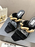 WAVE JEWEL MULES IN SUEDE