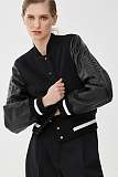 Logo Cropped Varsity Jacket