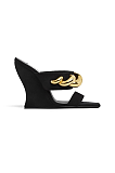 WAVE JEWEL MULES IN SUEDE