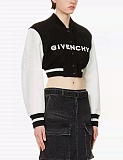 Logo Cropped Varsity Jacket