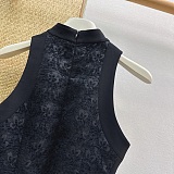 Off-shoulder Jacquard Midi Dress