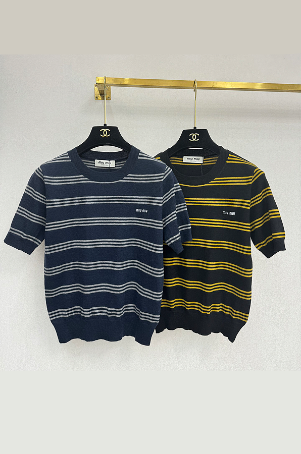 Striped Knit Tee