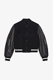 Logo Cropped Varsity Jacket