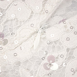 Lace Cape Sleeve Dress