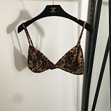 Leopard Printed Bra & Skirt