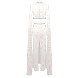 Lace Cape Sleeve Dress