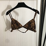 Leopard Printed Bra & Skirt