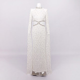 Lace Cape Sleeve Dress