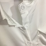 Cotton Shirt with Bag Belt