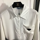 Cotton Shirt with Bag Belt