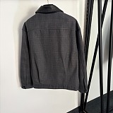 Women’s Prince of Wales Check and Bonded Jersey Blouson Jacket