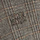 Chevron Blouson Jacket with Shearling Collar