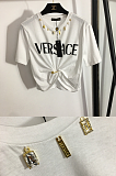 Charm-embellished Logo-print T-shirt
