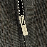 Women’s Prince of Wales Check and Bonded Jersey Blouson Jacket