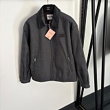 Women’s Prince of Wales Check and Bonded Jersey Blouson Jacket