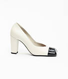 Lambskin & Patent Calfskin  Beige & Black Spring Summer 2026