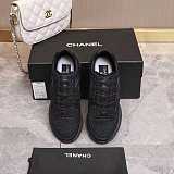 Calfskin & Mesh Sneaker Black & White