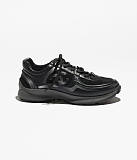 Calfskin & Mesh Sneaker Black & White