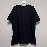 Cotton Jersey and Silk T-shirt with Print