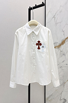 Cross Patch Shirt (white)