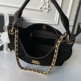 Maxi Hobo Bag (Suede Black)
