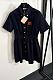 Button Up Velvet Polo Dress