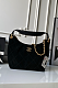 Maxi Hobo Bag (Suede Black)