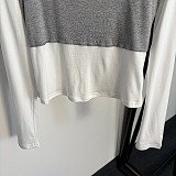 Patchwork Long Sleeve Top