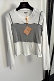Patchwork Long Sleeve Top