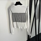 Patchwork Long Sleeve Top