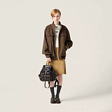 Houndstooth Check Blouson Jacket