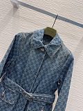 Cotton Denim Jacquard Jacket